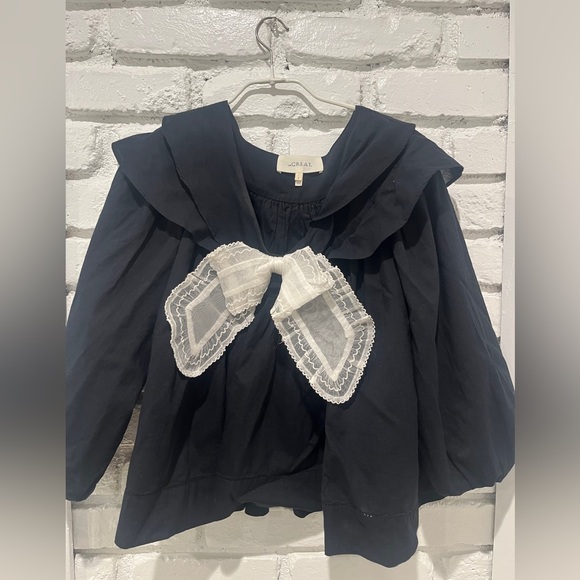 THE GREAT. The Relic Top in Black size 0. - Picture 5 of 5